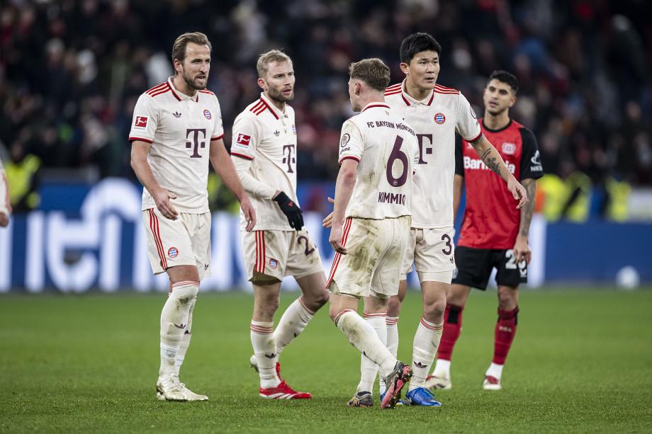 拜仁全场0射正 客场0-0闷平勒沃库森继续领跑