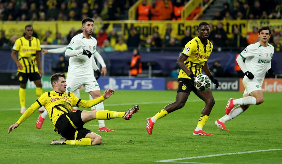 欧冠-多特蒙德0-0总比分3-0葡萄牙体育晋级16强