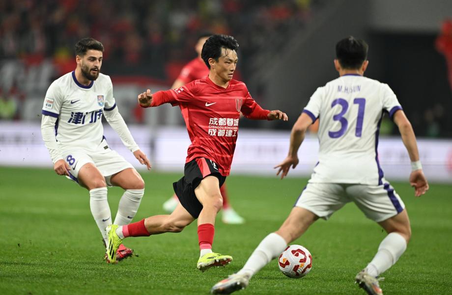 中超-韦世豪破门阿代米建功 津门虎2-1成都蓉城