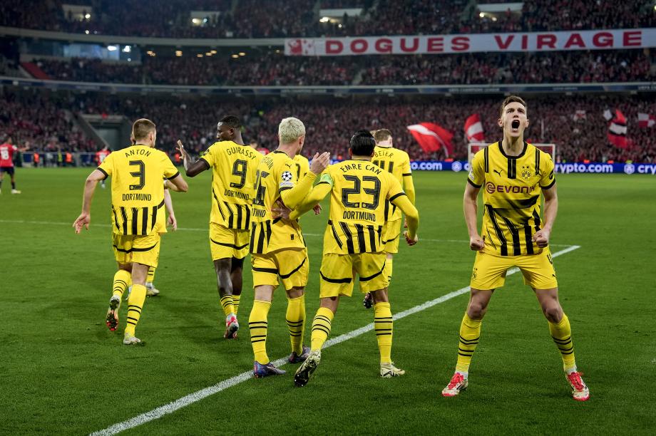 埃姆雷-詹点射拜尔建功 多特淘汰里尔将战巴萨