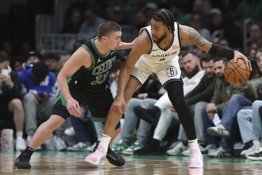 NBA：篮网96-104凯尔特人 波尔津吉斯25+13