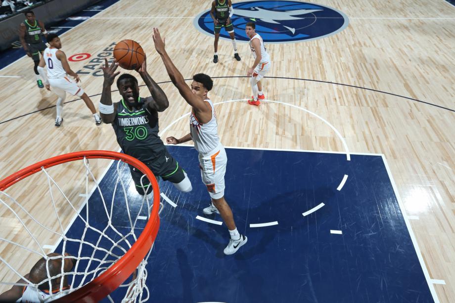 爱德华兹20分杜兰特23+6 森林狼常规赛横扫太阳