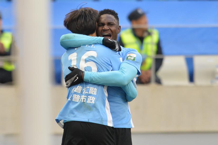 朱鹏宇破门马莱莱传射 英博送亚泰三连败