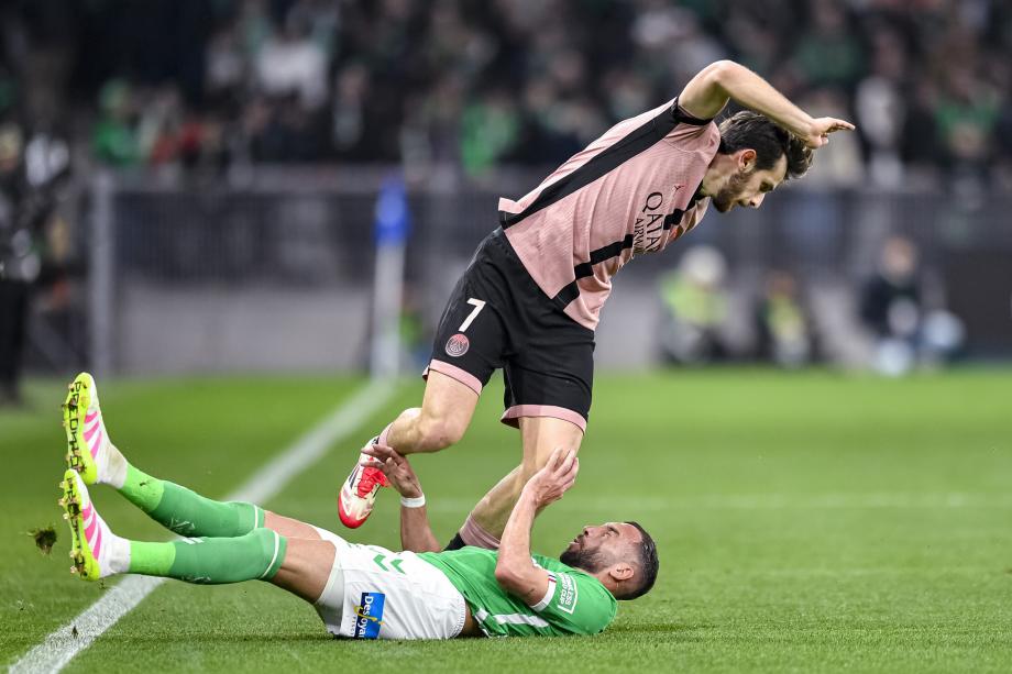 法甲-杜埃双响拉莫斯破门 大巴黎6-1圣埃蒂安