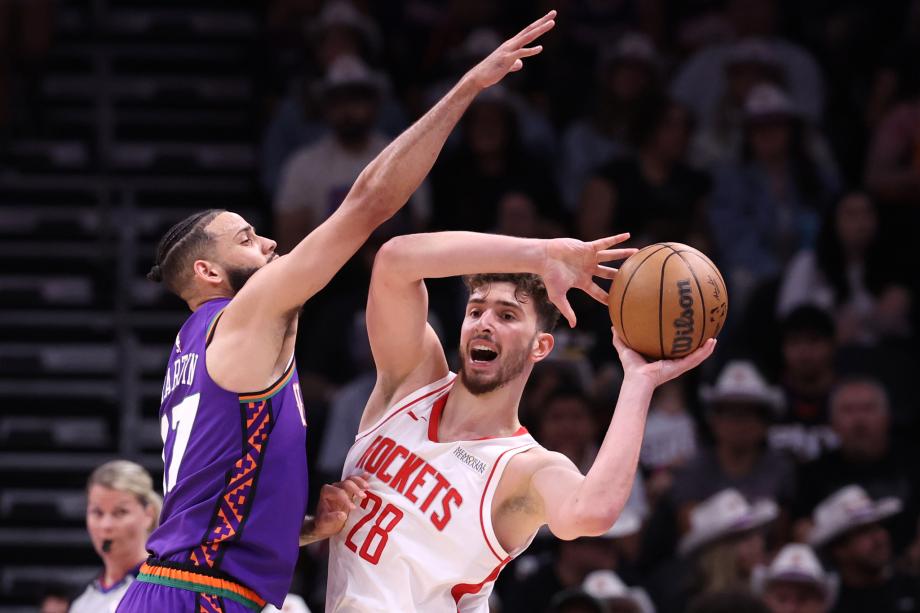 杰伦·格林砍33分杜兰特伤退 火箭赛季三杀太阳