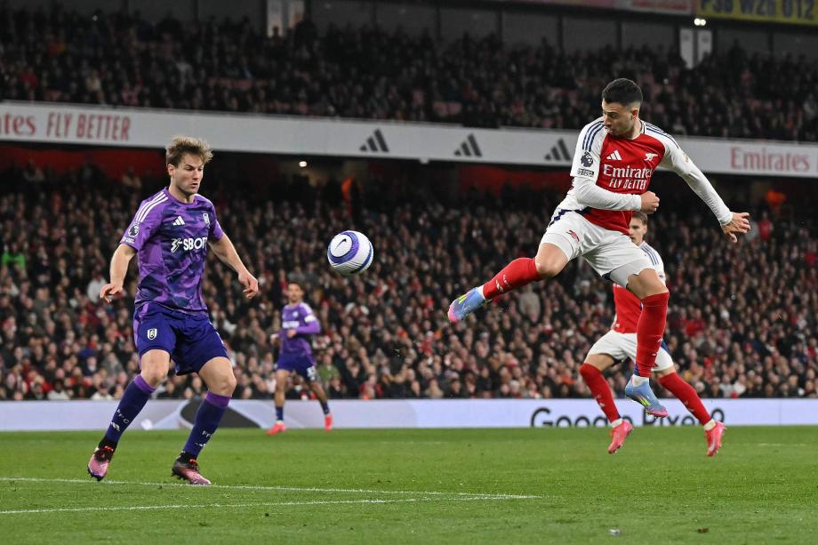 梅里诺破门萨卡建功 阿森纳2-1富勒姆