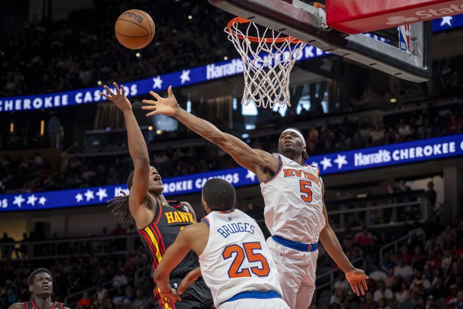 唐斯30+11哈特16+9+11 尼克斯客场轻取老鹰