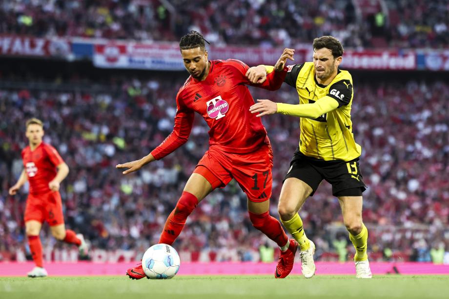 格纳布里一条龙破门 拜仁2-2多特蒙德