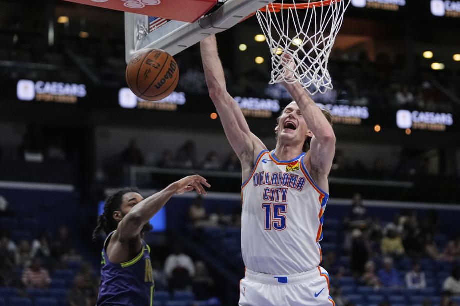 卡尔森26分10板 雷霆客场轻取鹈鹕