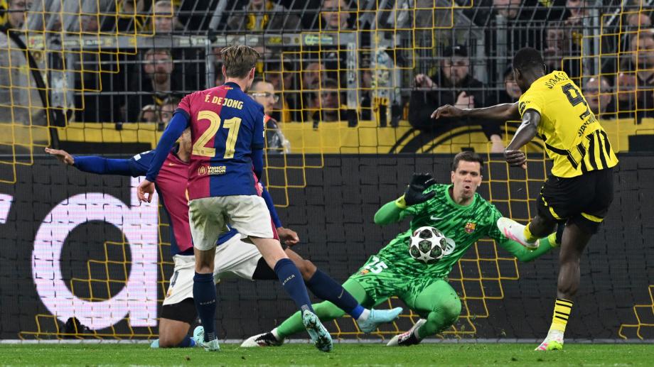 欧冠-吉拉西戴帽 巴萨1-3总比分5-3多特晋级4强