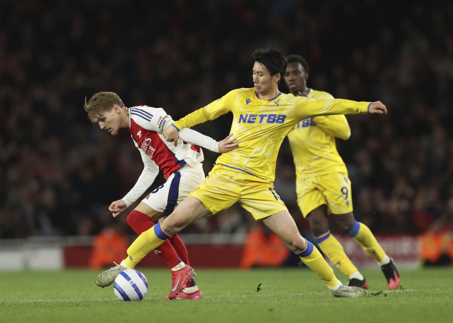 8轮不败！阿森纳2-2水晶宫距榜首12分