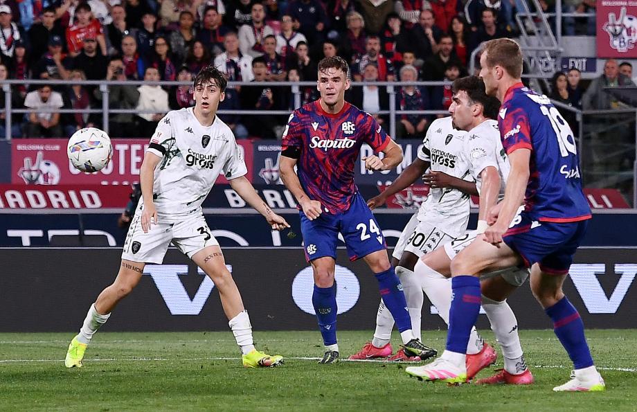 法比安达林加破门 博洛尼亚2-1恩波利进意杯决赛