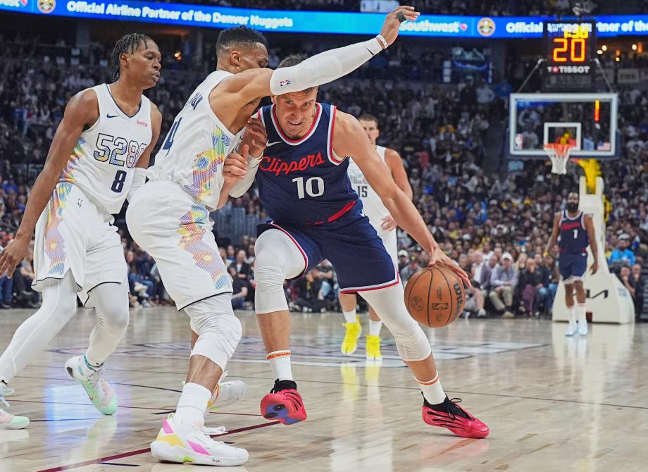 多人得分上双 掘金力克快船赢下天王山之战