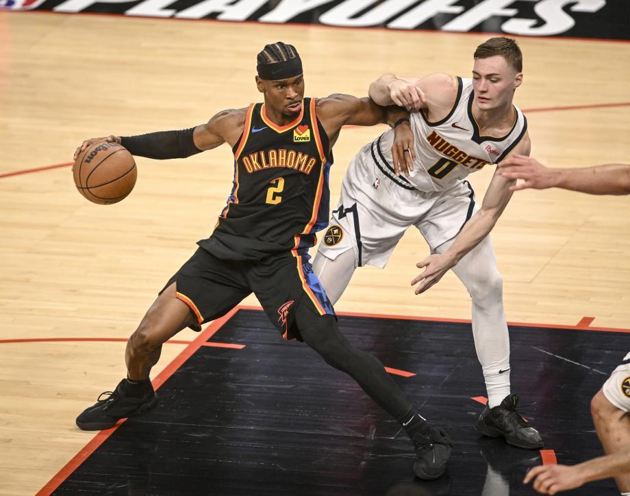 戈登三分准绝杀约基奇42+22 掘金逆转雷霆1-0