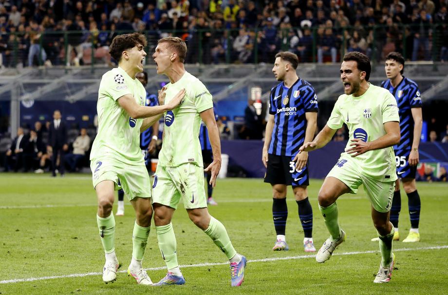 国米加时4-3总分7-6淘汰巴萨晋级欧冠决赛