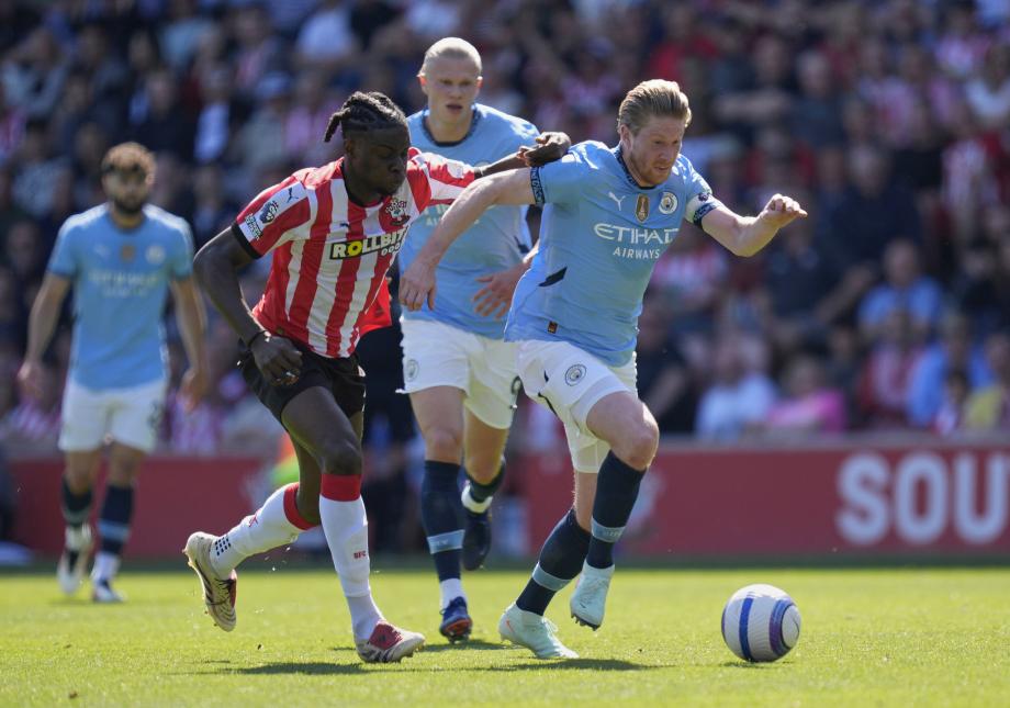 英超4连胜终结！曼城0-0遭副班长南安普敦逼平