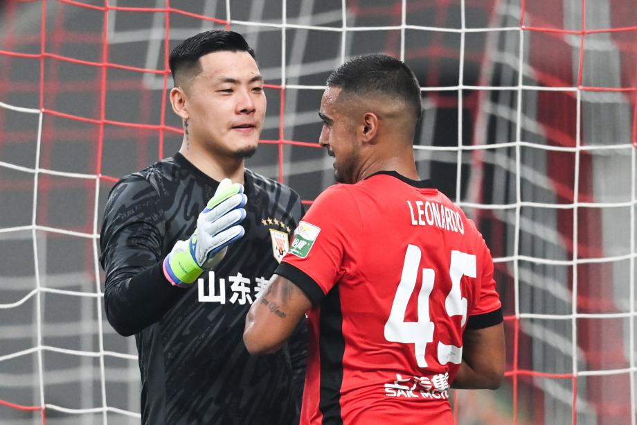 中超-卡扎伊什维利破门武磊赛季首球 海港1-1泰山