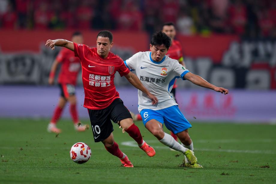 中超-费利佩破门罗穆洛失点 成都蓉城1-1西海岸