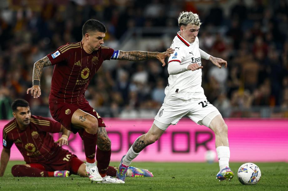 希门尼斯红牌 10人米兰1-3罗马无缘欧战