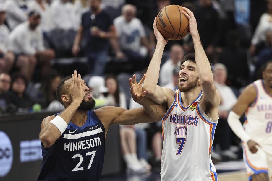 SGA40+10爱德华兹16分 雷霆险胜森林狼总分3-1