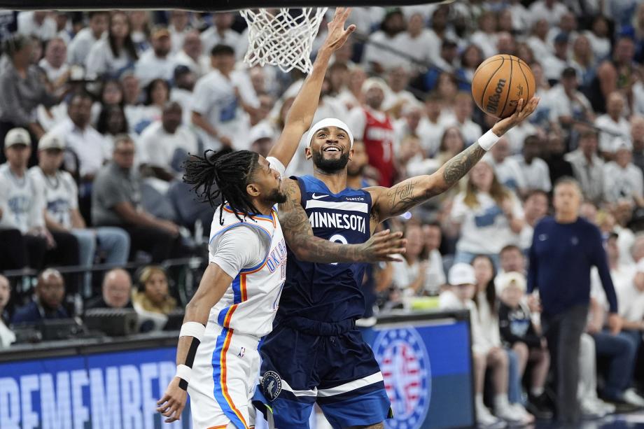 SGA40+10爱德华兹16分 雷霆险胜森林狼总分3-1