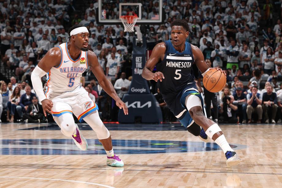 SGA40+10爱德华兹16分 雷霆险胜森林狼总分3-1