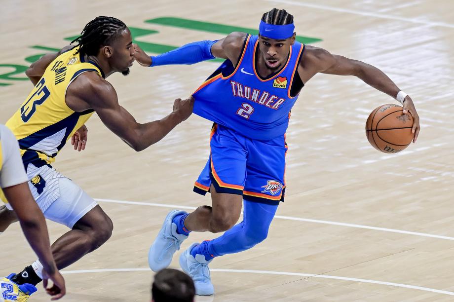 亚历山大34分 雷霆轻取步行者扳平总决赛总比分