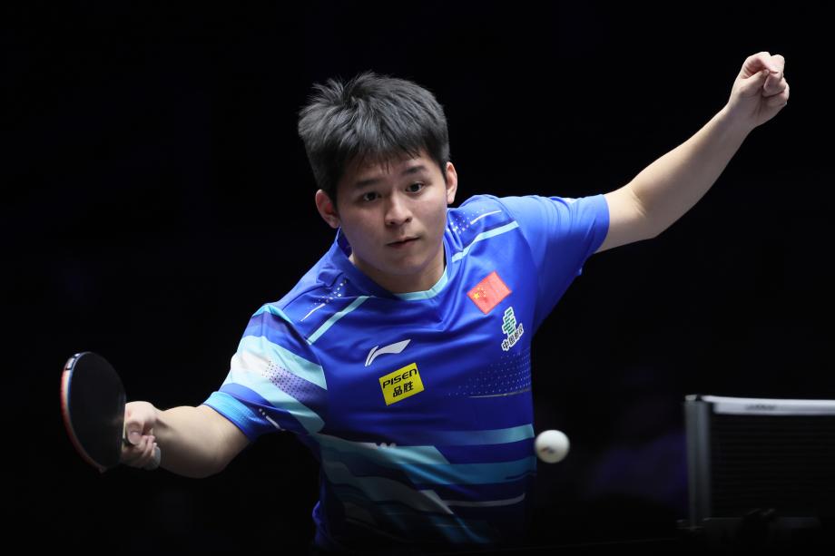 [图]林诗栋3-2胜泊雷特 晋级WTT美国大满贯32强