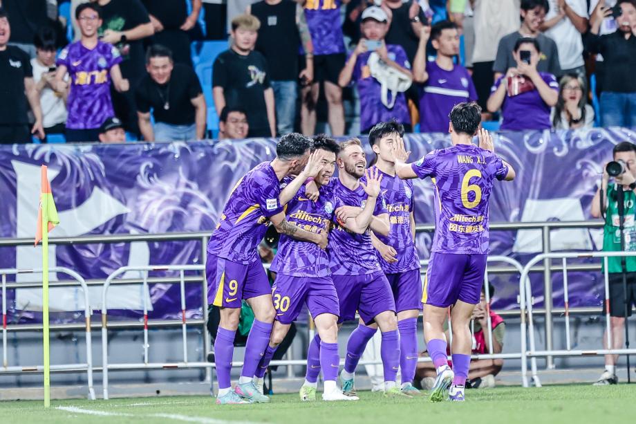 阿代米王秋明进球 天津津门虎击败成都蓉城