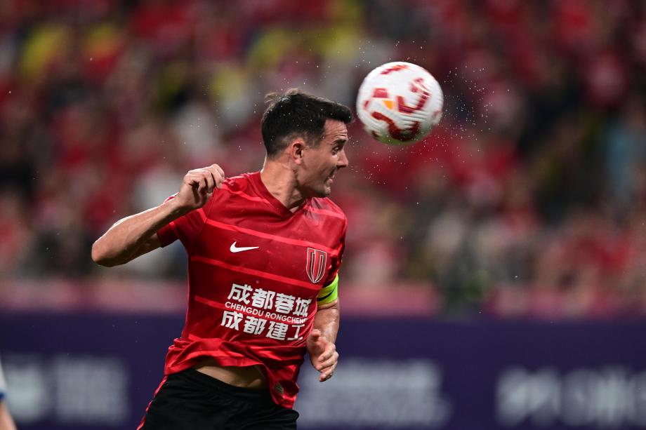 费利佩双响卡扎破门难救主 蓉城2-1十人泰山