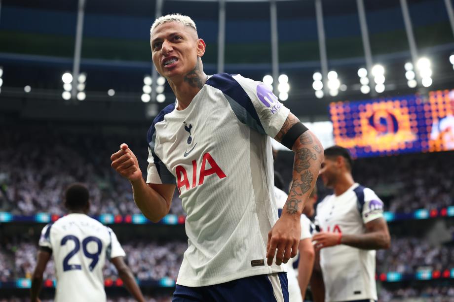 英超：理查利森双响库杜斯两助攻 热刺3-0伯恩利