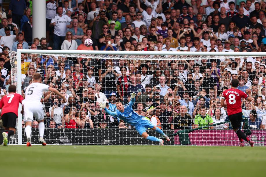 英超-B费失点 曼联1-1富勒姆暂列积分榜第16