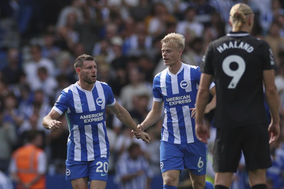 英超-哈兰德破门努内斯送点 曼城1-2布赖顿两连败