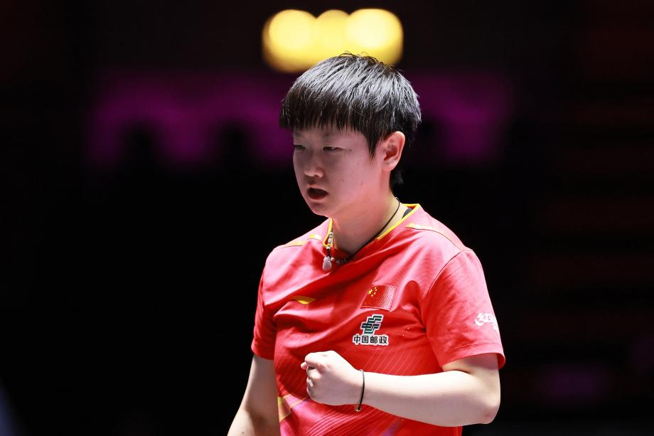 [图]WTT澳门冠军赛：孙颖莎驯顺敌手晋级八强体育集锦