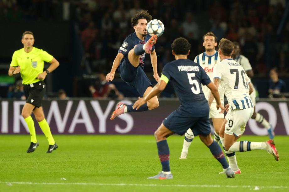 马尔基尼奥斯闪击巴尔科拉失点 巴黎4-0亚特兰大