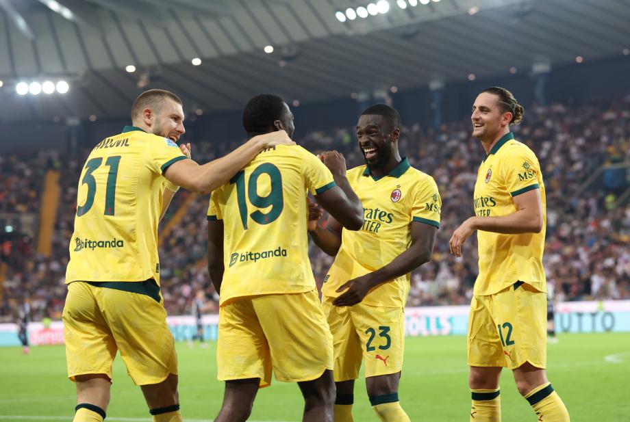 意甲-普利西奇梅开二度 AC米兰3-0完胜乌迪内斯