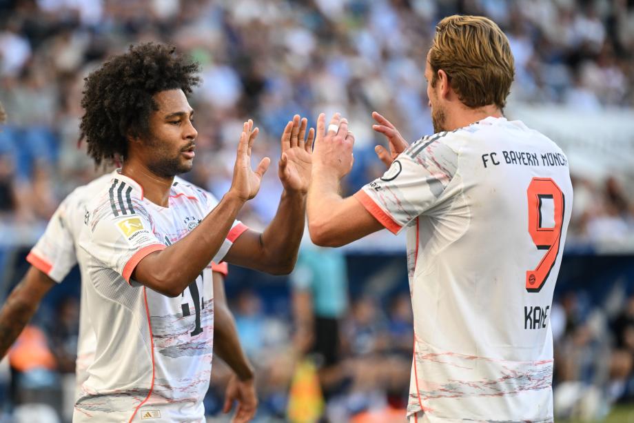 德甲-凯恩帽子戏法 拜仁4-1霍芬海姆开赛四连胜