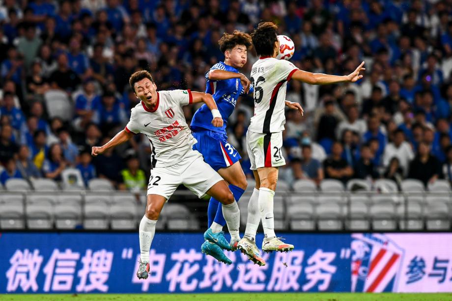 中超-周定洋99分钟绝平 蓉城1-1申花重夺榜首