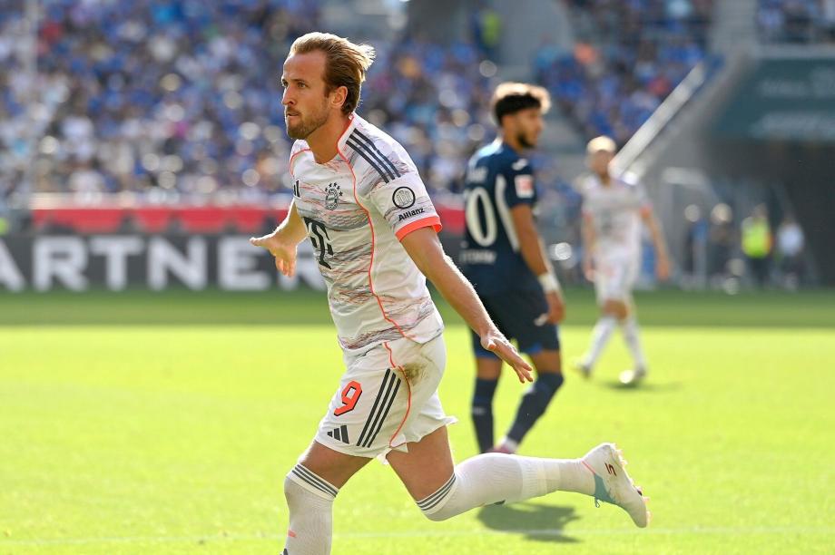 德甲-凯恩帽子戏法 拜仁4-1霍芬海姆开赛四连胜