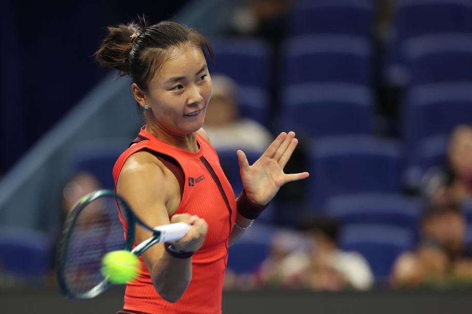 [图]完胜普丁塞娃 袁悦晋级中网女单第二轮体育录像/图片