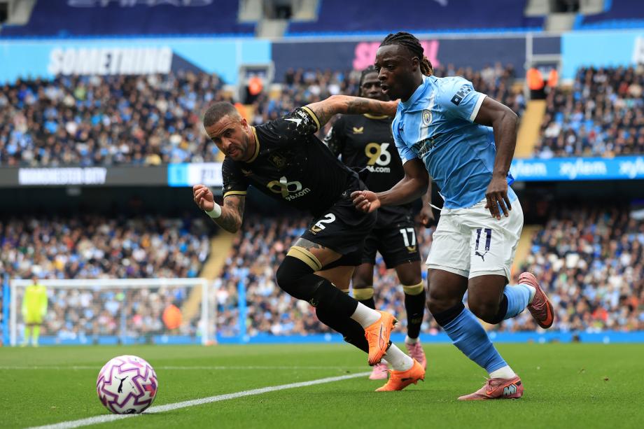 哈兰德双响努内斯破门 曼城主场5-1胜伯恩利