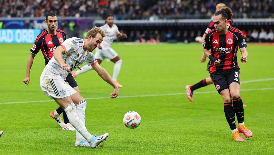 德甲-迪亚斯双响凯恩破门 拜仁3-0法兰克福