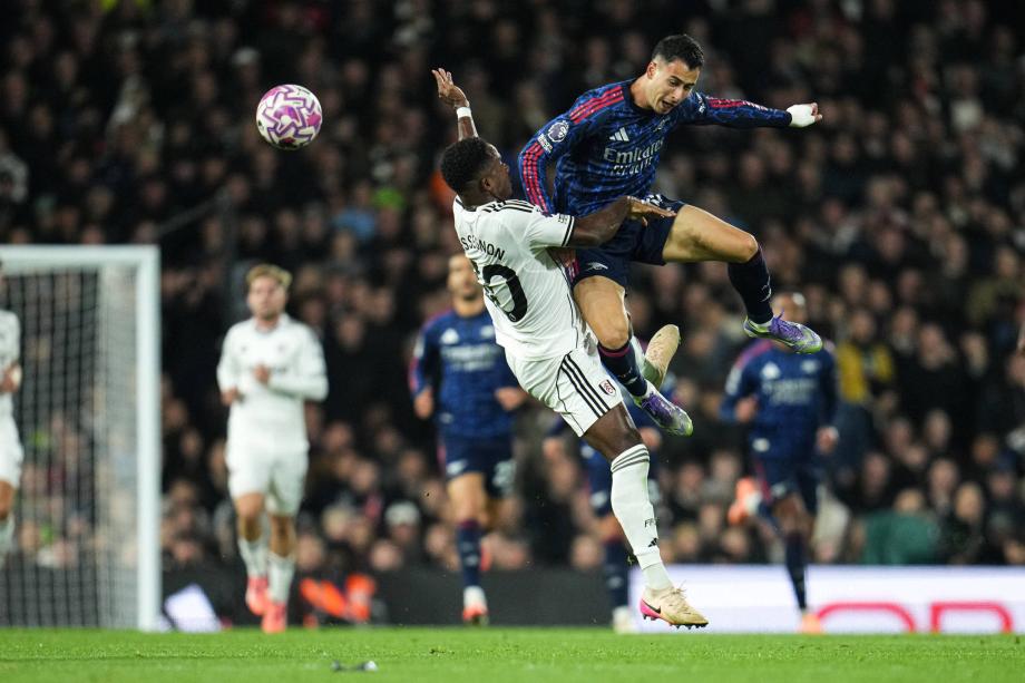 加布里埃尔助攻特罗萨德进球 阿森纳1-0富勒姆