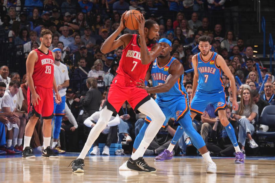 亚历山大罚球准绝杀申京39+11+7 双加时雷霆险胜火箭