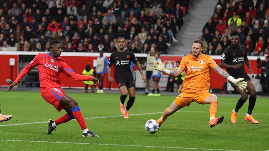 欧冠-扎巴尔尼两送点杜埃双响 巴黎7-2药厂