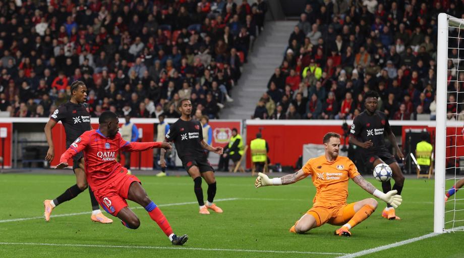 欧冠-扎巴尔尼两送点杜埃双响 巴黎7-2药厂