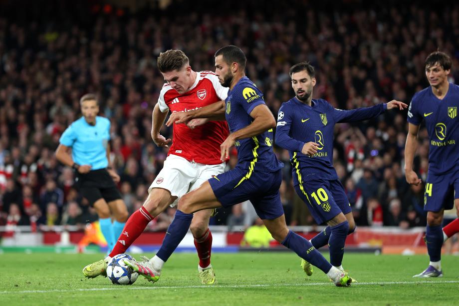 欧冠-约克雷斯双响加布破门 阿森纳4-0横扫马竞