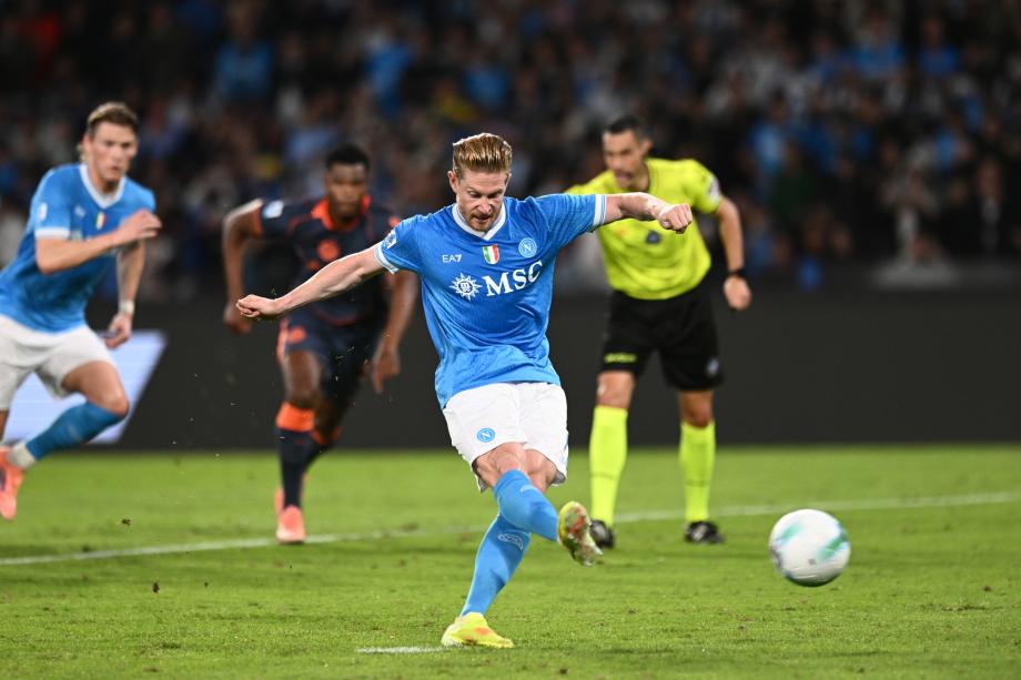 意甲-德布劳内破门 那不勒斯3-1终结国米四连胜