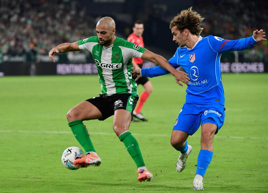 西甲-小西蒙尼世界波巴埃纳处子球 马竞2-0贝蒂斯