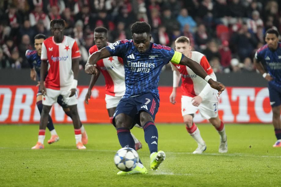 梅里诺双响 阿森纳3-0布拉格斯拉维亚获10连胜